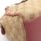 Gucci Handbag GG Canvas Beige Pink Mini Boston — view 7