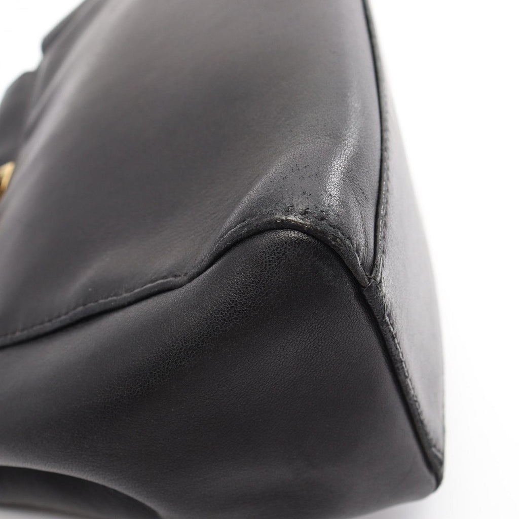 Fendi Handbag Mini Peekaboo 2-Way Black Leather — view 8