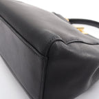 Fendi Handbag Mini Peekaboo 2-Way Black Leather — view 5