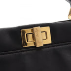 Fendi Handbag Mini Peekaboo 2-Way Black Leather — view 6