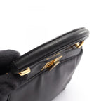Fendi Handbag Mini Peekaboo 2-Way Black Leather — view 9