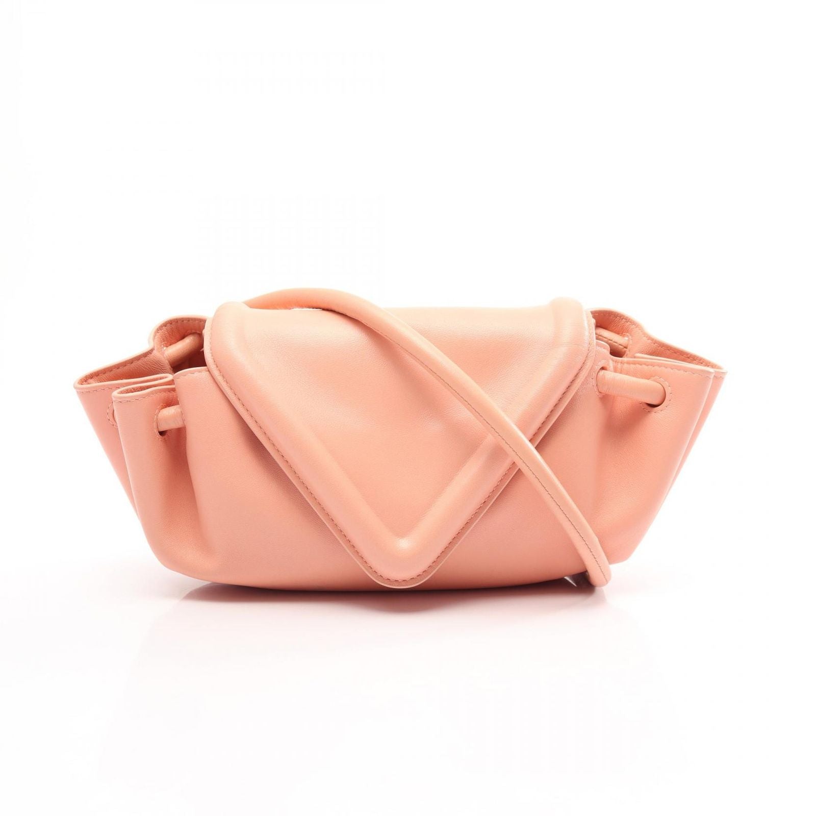 Bottega Veneta Shoulder Bag Beak Small Pink Leather Small