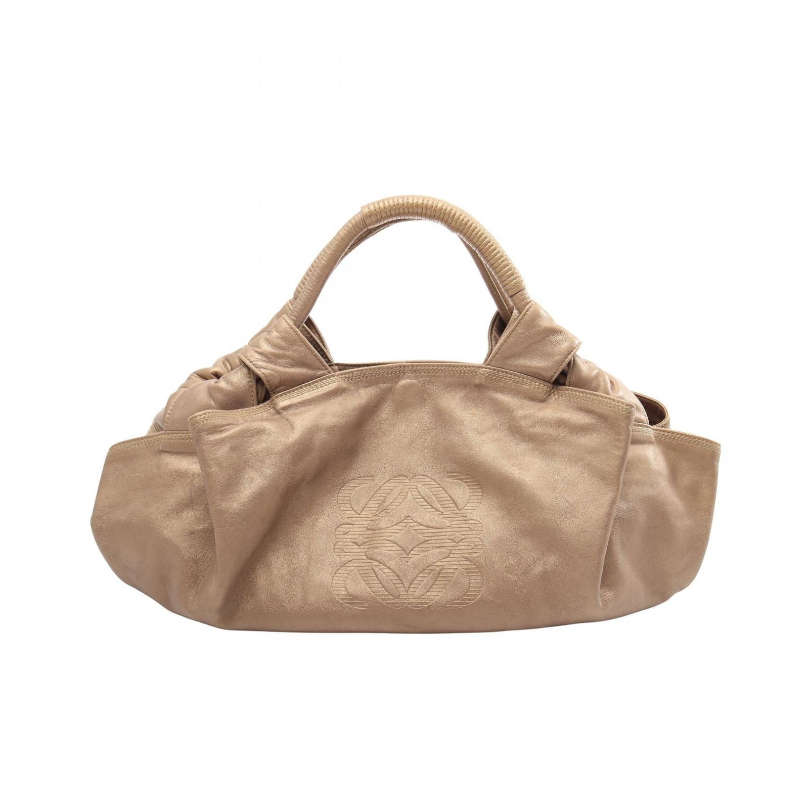 Loewe Handbag Nappa Aire Gold Leather