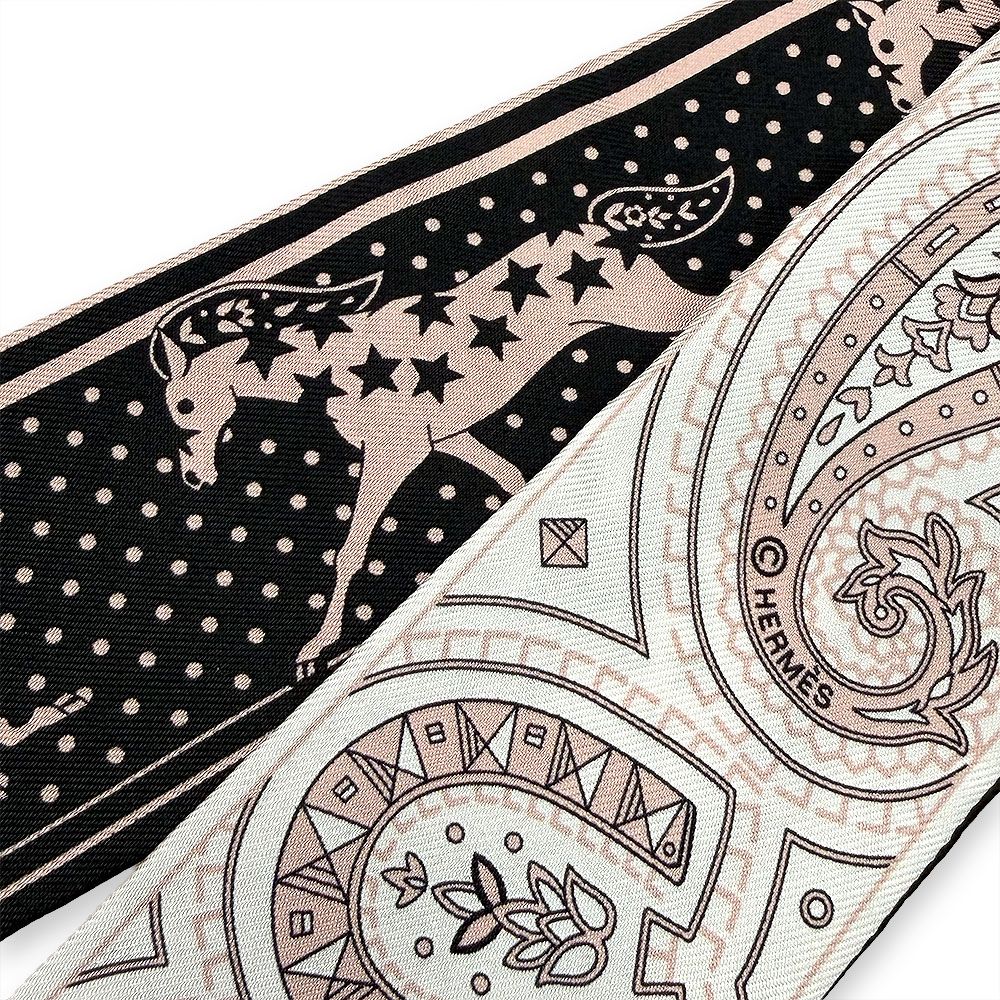 Hermes Cheval Coule Twilly Scarf — view 4