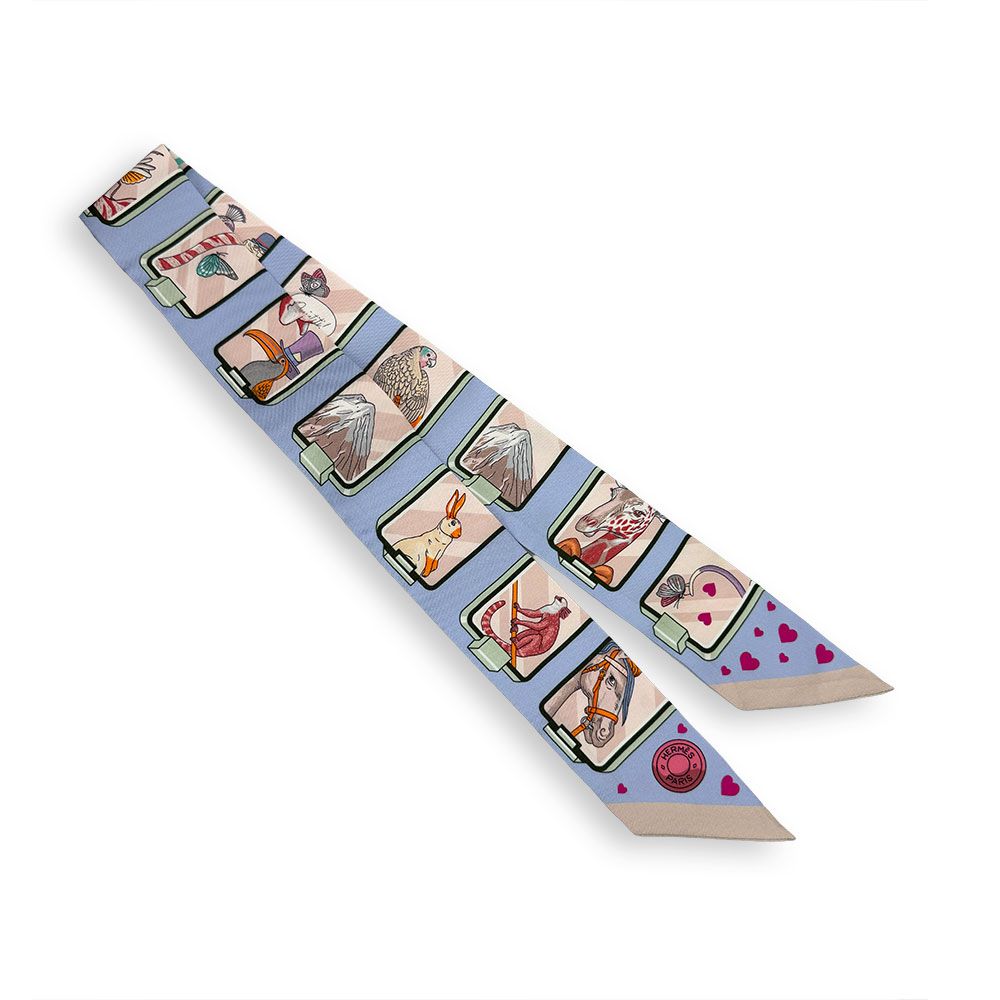 Hermes Story Twilly Scarf — view 2