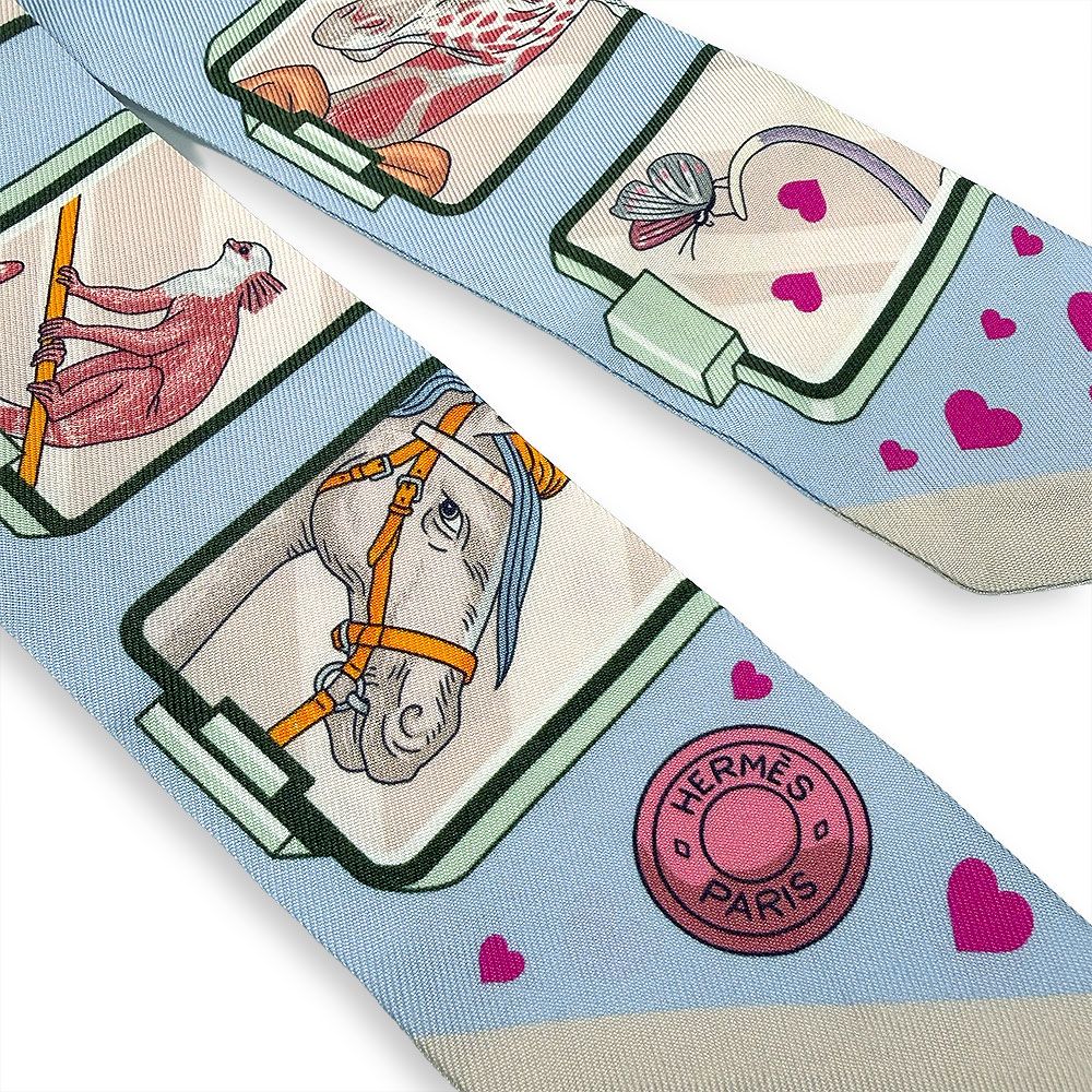 Hermes Story Twilly Scarf — view 3