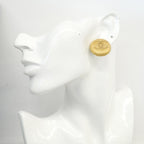Chanel Earrings Vintage CC Logo Round — view 5