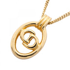 Dior Necklace CD Logo Gold Plated