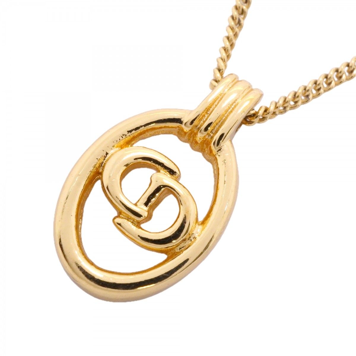 Dior Necklace CD Logo Gold Plated