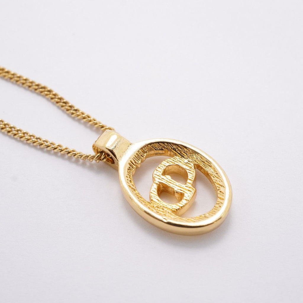 Dior Necklace CD Logo Gold Plated — view 2