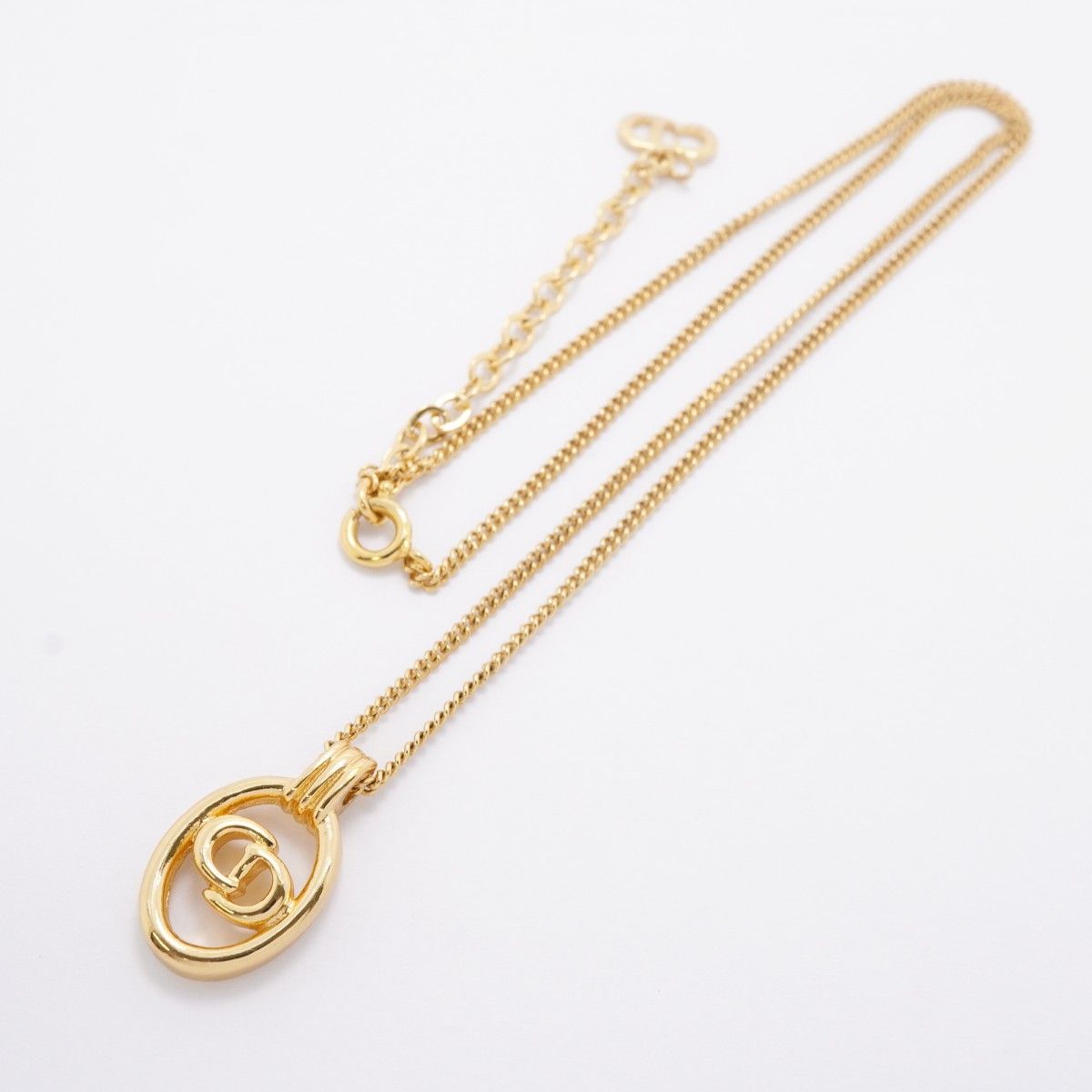 Dior Necklace CD Logo Gold Plated — view 3