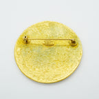 Chanel Brooch Vintage CC Logo Gold Plated — view 5