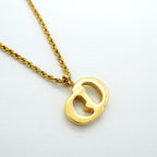 Dior Necklace CD Logo Gold Plated — view 2