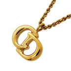 Dior Necklace CD Logo Gold Plated