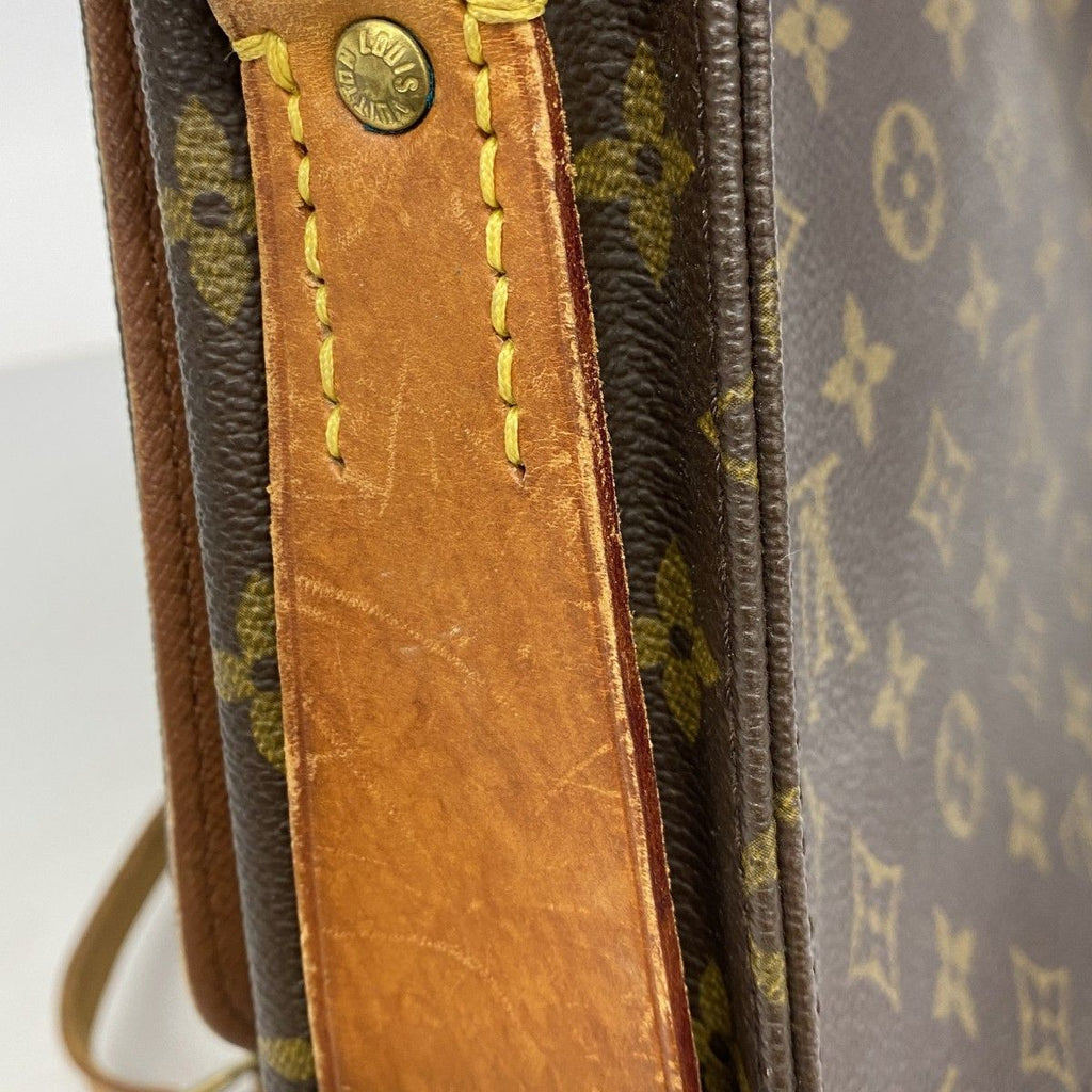 Louis Vuitton Shoulder Bag Monogram Cartouchiere GM Brown — view 9