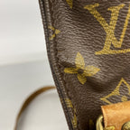 Louis Vuitton Shoulder Bag Monogram Cartouchiere GM Brown — view 7