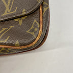 Louis Vuitton Shoulder Bag Monogram Cartouchiere GM Brown — view 8