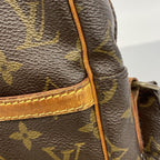 Louis Vuitton Shoulder Bag Monogram Danube MM Brown — view 7