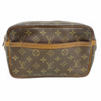 Louis Vuitton Clutch Monogram Compiegne 23 Brown