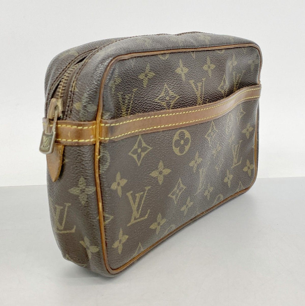 Louis Vuitton Clutch Monogram Compiegne 23 Brown — view 2