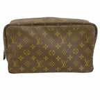 Louis Vuitton Pouch Monogram Trousse Toilette 28 Brown