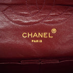 Chanel Shoulder Bag Quilted Lambskin Black Gold — view 5