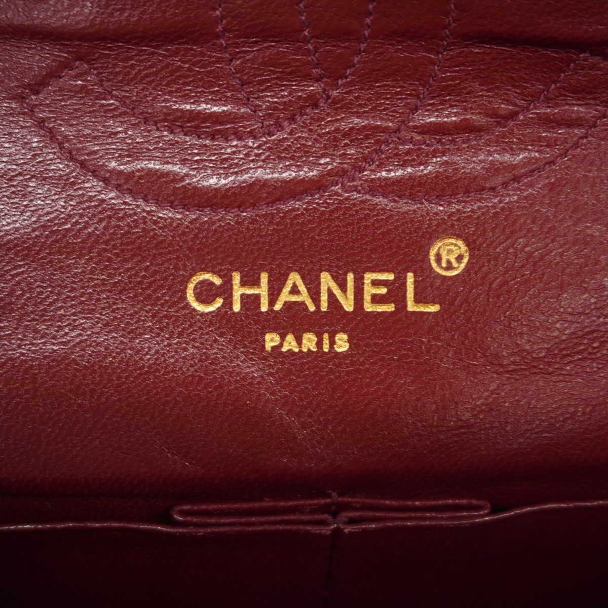 Chanel Shoulder Bag Quilted Lambskin Black Gold — view 5