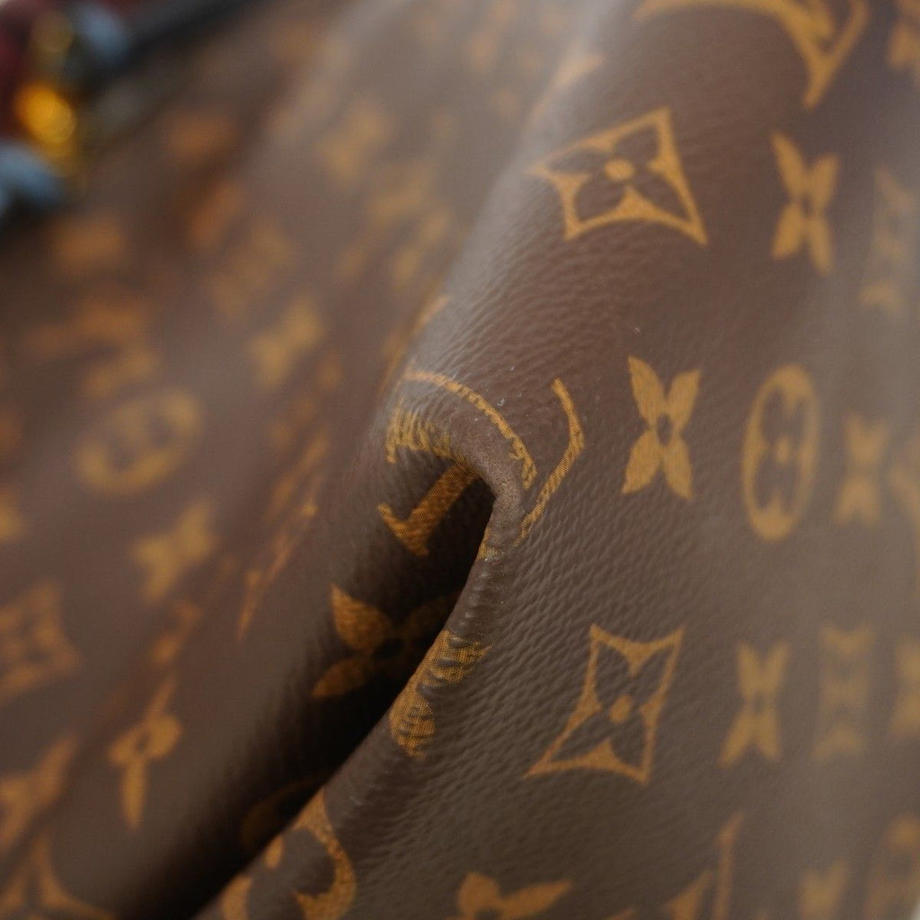 Louis Vuitton Handbag Monogram Mini Zip Hobo Brown 2-Way — view 6