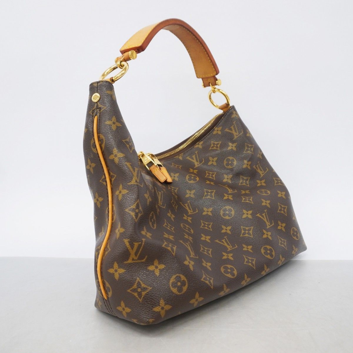 Louis Vuitton Handbag Monogram Sully PM Brown — view 2