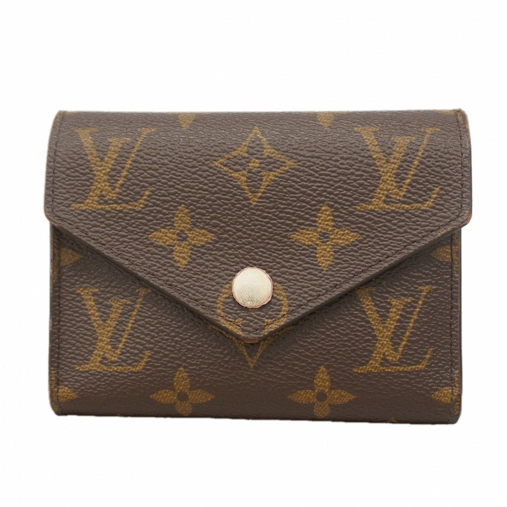 Louis Vuitton Trifold Wallet Monogram Portefeuille Victorine Rosevalerine
