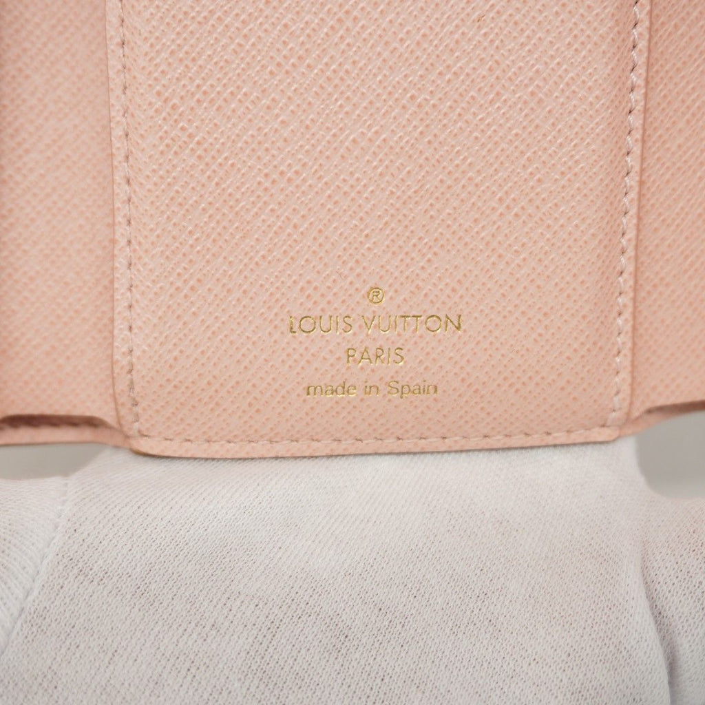 Louis Vuitton Trifold Wallet Monogram Portefeuille Victorine Rosevalerine — view 4
