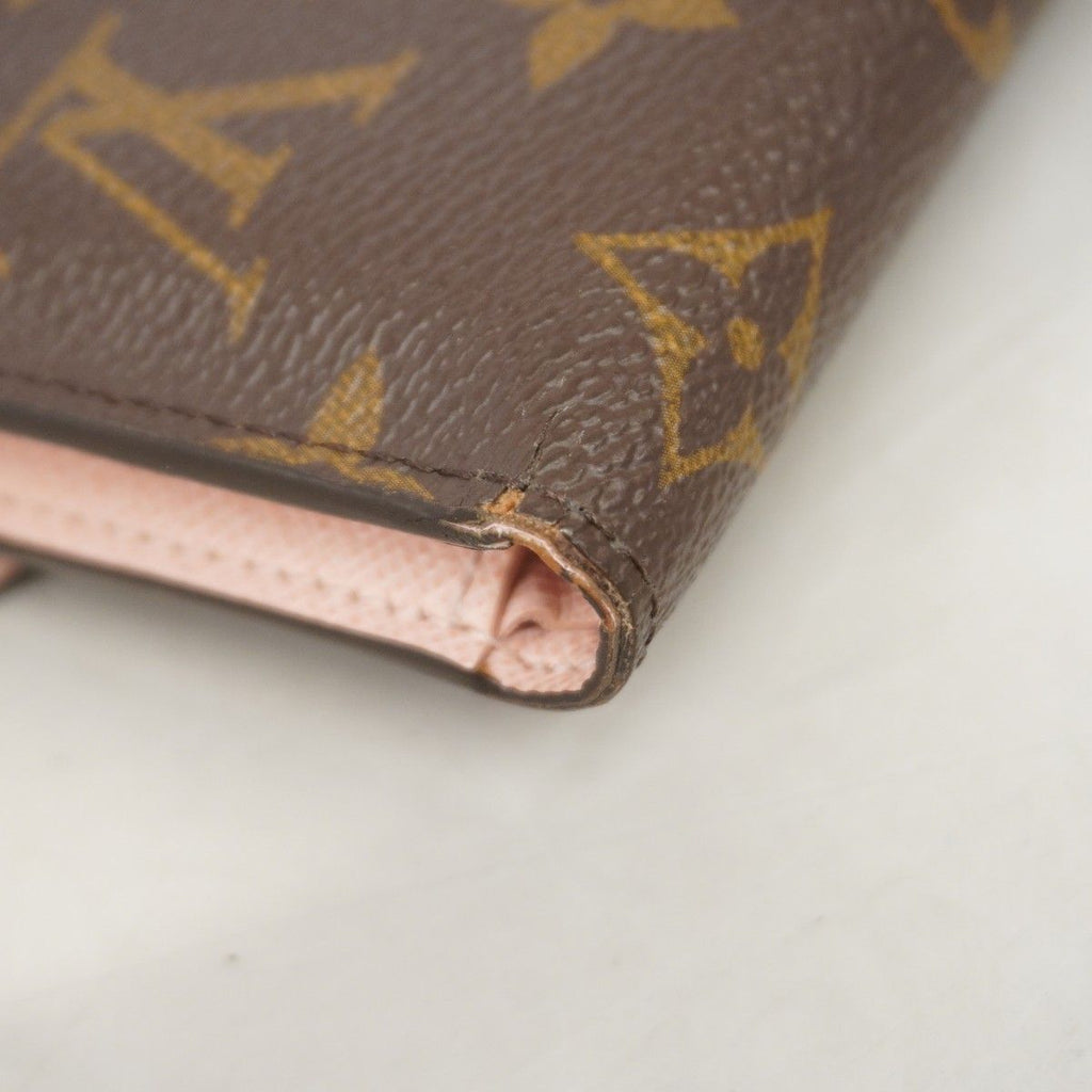 Louis Vuitton Trifold Wallet Monogram Portefeuille Victorine Rosevalerine — view 6