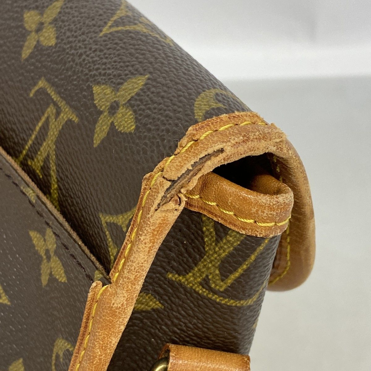 Louis Vuitton Shoulder Bag Monogram Gibessiere PM Brown — view 6