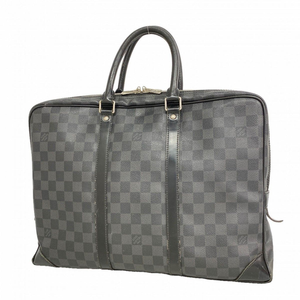 Louis Vuitton Briefcase Damier Graphite Porte Documents Voyage Black Gray