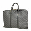 Louis Vuitton Briefcase Damier Graphite Porte Documents Voyage Black Gray