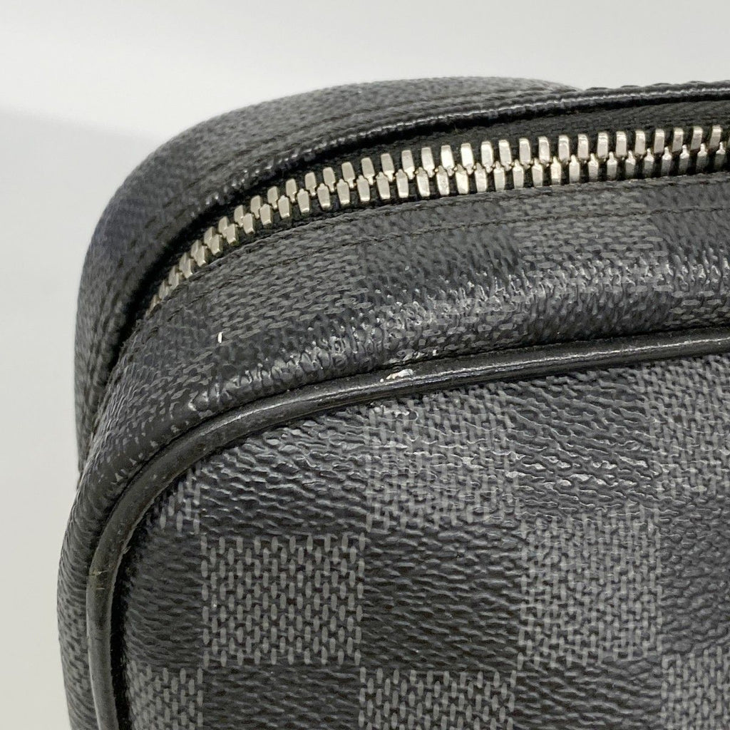 Louis Vuitton Briefcase Damier Graphite Porte Documents Voyage Black Gray — view 9