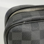 Louis Vuitton Briefcase Damier Graphite Porte Documents Voyage Black Gray — view 9