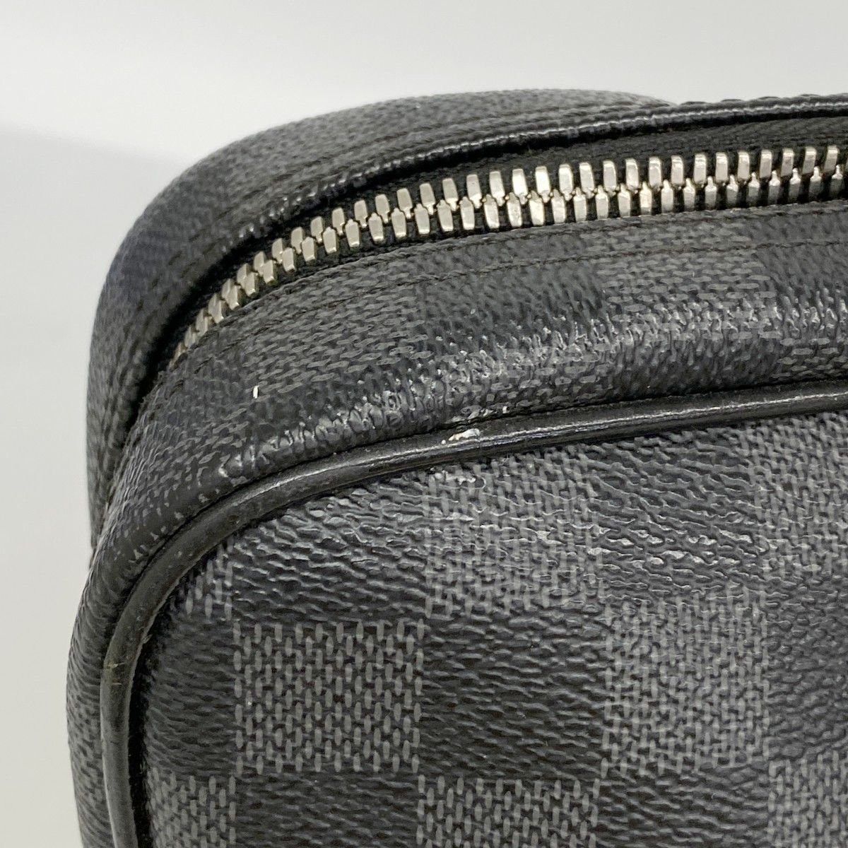 Louis Vuitton Briefcase Damier Graphite Porte Documents Voyage Black Gray — view 9