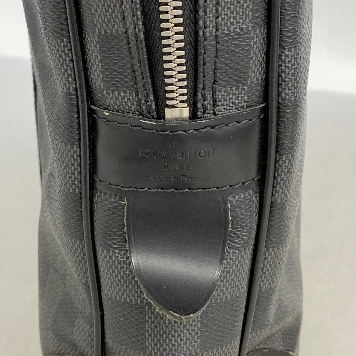 Louis Vuitton Briefcase Damier Graphite Porte Documents Voyage Black Gray — view 5