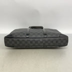 Louis Vuitton Briefcase Damier Graphite Porte Documents Voyage Black Gray — view 3