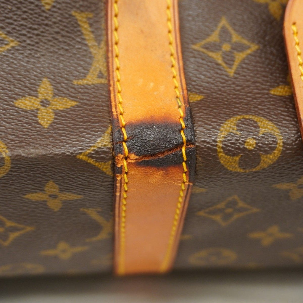 Louis Vuitton Boston Bag Monogram Keepall 55 Brown — view 7