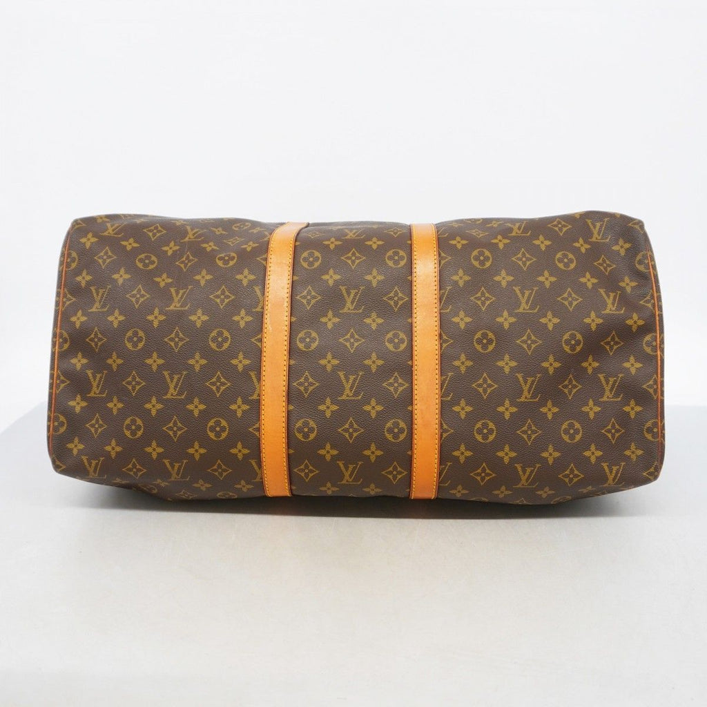 Louis Vuitton Boston Bag Monogram Keepall 55 Brown — view 3