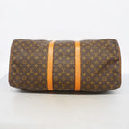 Louis Vuitton Boston Bag Monogram Keepall 55 Brown — view 3
