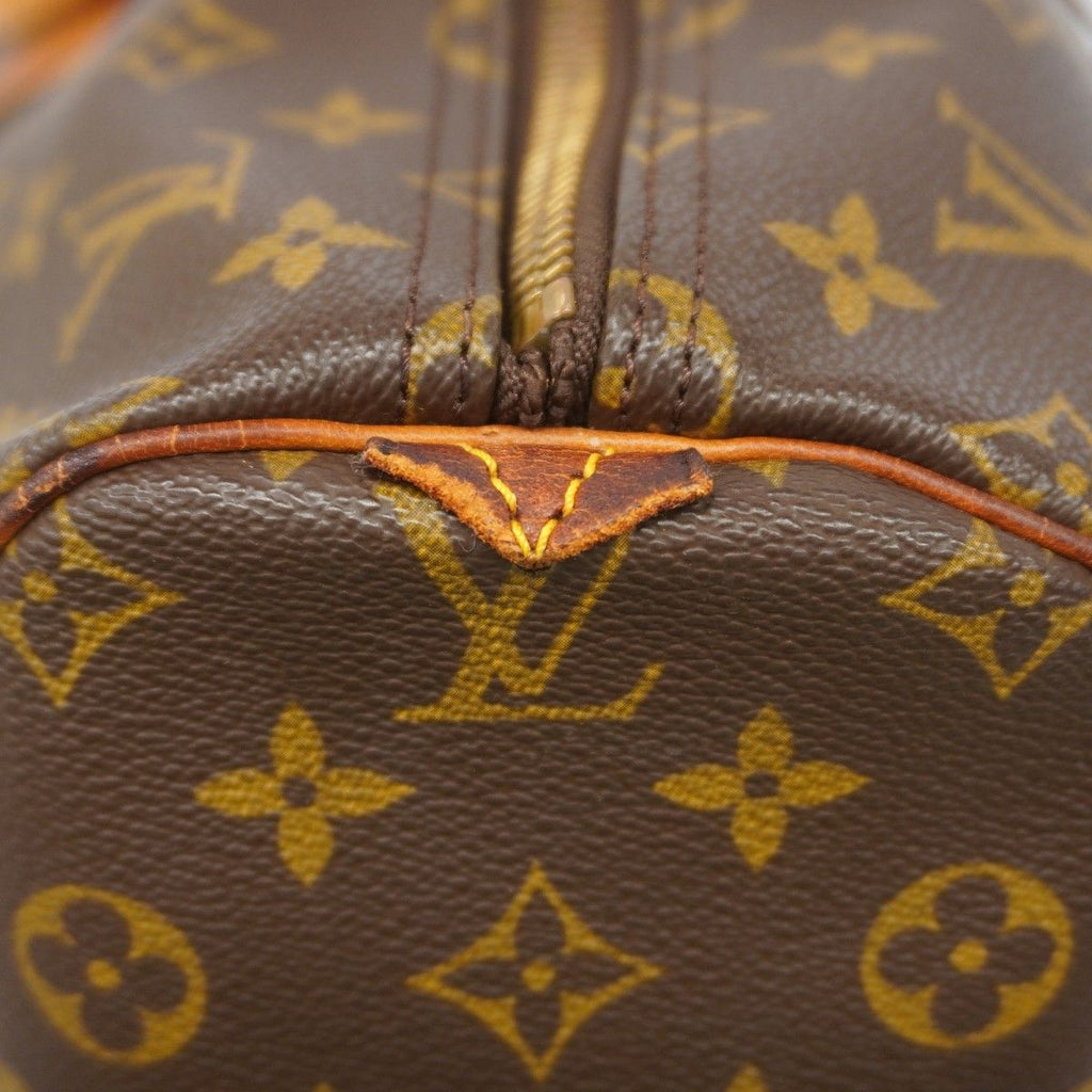 Louis Vuitton Boston Bag Monogram Keepall 55 Brown — view 5