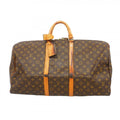 Louis Vuitton Boston Bag Monogram Keepall 55 Brown