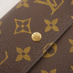 Louis Vuitton Trifold Wallet Monogram Portefeuille International Brown — view 7