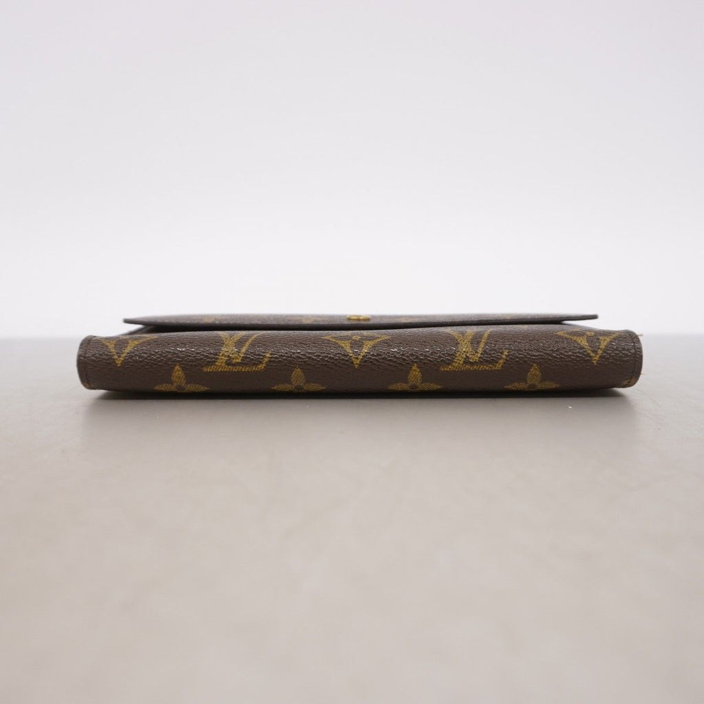 Louis Vuitton Trifold Wallet Monogram Portefeuille International Brown — view 2