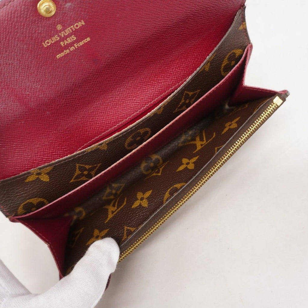 Louis Vuitton Wallet Monogram Portefeuille Emily Fuchsia — view 3