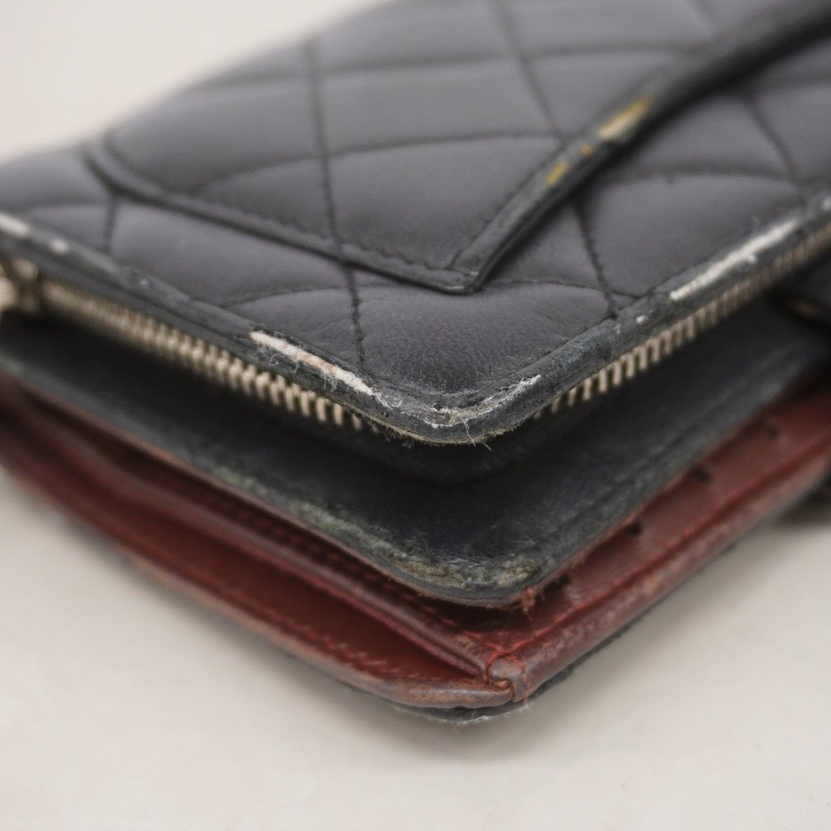 Chanel Wallet Quilted Lambskin Black Silver — view 5