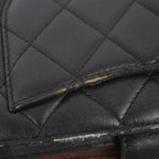 Chanel Wallet Quilted Lambskin Black Silver — view 8